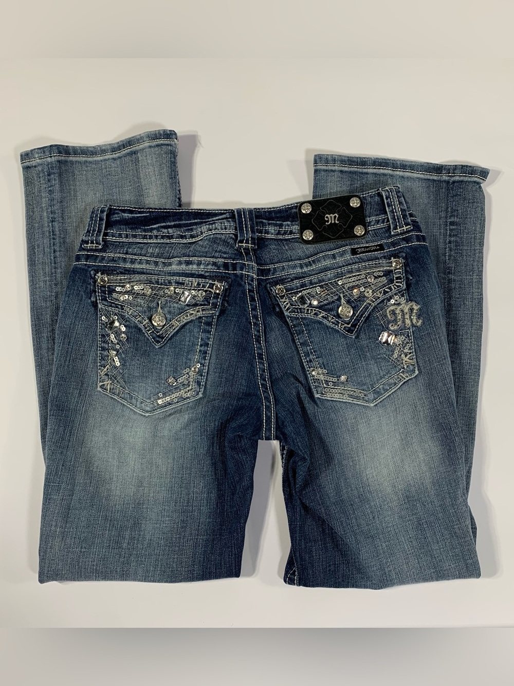 Miss Me Women’s Size 31 Mixed Wash Bootcut Jeans Style #JE542834R